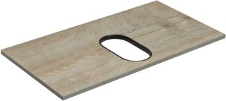 Столешница Акватон Лофт Фабрик 80см дуб эндгрейн 1A243003LTDU0