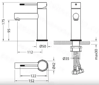 Смеситель для раковины Timo Saona 2361/13F никель матовый