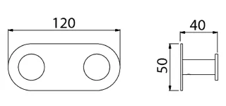 Вешалка Timo Saona 13014/13 никель матовый