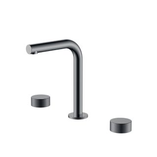 Встраиваемый смеситель для раковины Boheme Stick Spirale 152-SGM.4 оружейная сталь