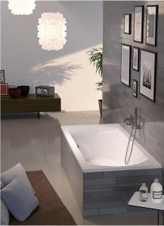 Акриловая ванна Riho Lima B051001005 170х75см сифон расположен справа белый