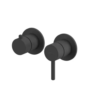 Внешняя часть смесителя на 3 потребителя WHITECROSS Y1243BL чёрный матовый