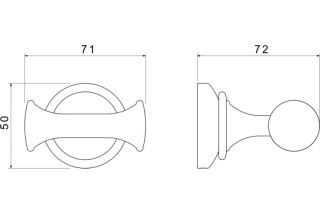 Крючок Aquatek Классик AQ4502PG золото