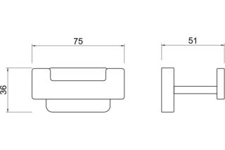 Крючок  Aquatek Либра AQ4302CR хром