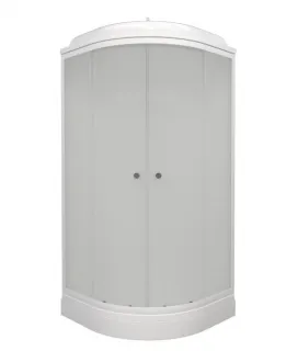 Душевая кабина Triton Вельвет Щ0000066360 90x90 см профиль белый стекло матовое