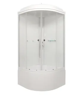 Душевая кабина Triton Ультра Щ0000061837 90x90 см профиль белый стекло прозрачное