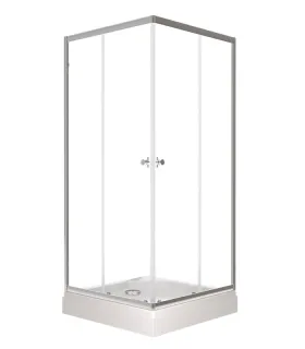 Душевой уголок Triton Вента Щ0000049619 100x100 см профиль хром стекло прозрачное