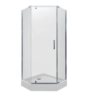 Душевой уголок Triton Дека Щ0000053610 90x90 см профиль хром стекло прозрачное