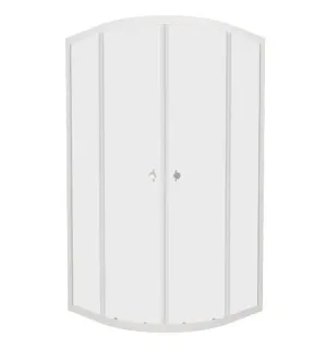 Душевой уголок Triton Ультра Щ0000064127 80x80 см профиль белый стекло прозрачное