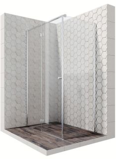 Душевой уголок Ambassador Diamond 12011104L 120x80см левый хром/прозрачное