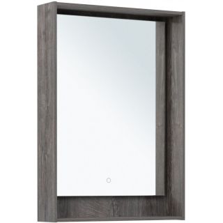 Зеркало с подсветкой Aquanet Милан 336393 60 см дуб рошелье