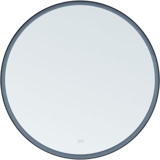 Зеркало с подсветкой Aquanet Тренд 316646 90 см чёрный