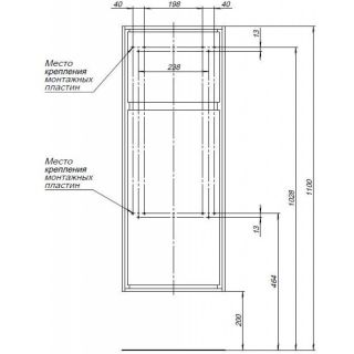 Шкаф Aquanet Милан 339955 35 см дуб рустикальный