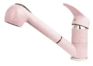 Смеситель для кухни GranFest 1774 розовый