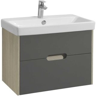 Тумба под раковину Акватон Оливия 70см грей/дуб ойстер 1A254301OLUG0