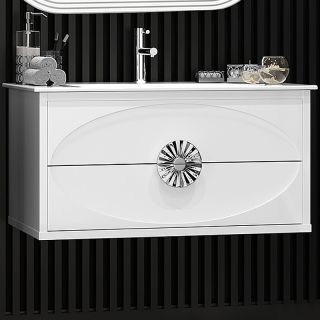 Тумба под раковину Opadiris Ибица 00-00007282 белый глянец