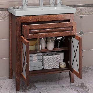 Тумба под раковину Opadiris Палермо 00-00002354 Светлый орех