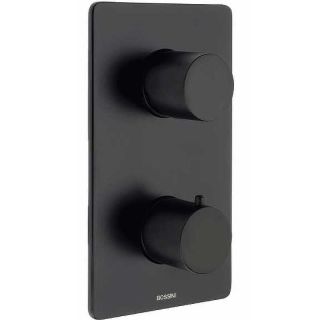 Встраиваемый смеситель для душа Bossini Z00002.073 с термостатом чёрный матовый