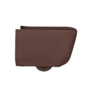 Унитаз Kerasan Tribeca 511475 подвесной Borgogna matt - Бордовый без сиденья