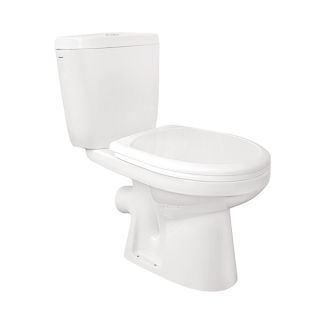 Унитаз напольный Santek - Анимо с сиденьем дюропласт Soft-close, гориз. выпуск 1WH302135