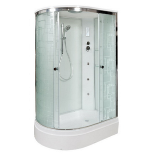 Душевая кабина Deto ЕМ2712R с гм. и эл. 120х80х220 см