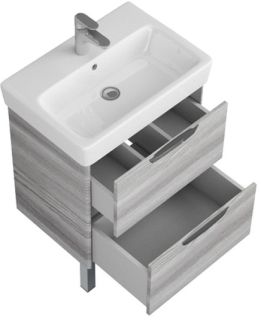 Тумба под раковину Акватон Сильва 60см дуб фьорд 1A211801SIW60