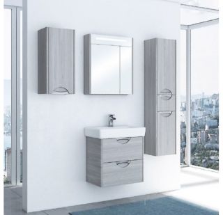 Тумба под раковину Акватон Сильва 60см дуб фьорд 1A211801SIW60