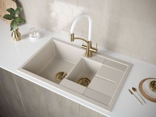 Мойка кухонная Paulmark Flugen PM237850-BE бежевый