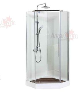 Душевой уголок AvaCan PC 100x100 см хром