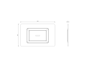 Мыльница для полки Boheme Space 10966-W-SOAP белый матовый