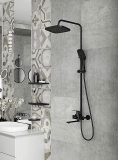 Душевая стойка Splenka S40.24.06 чёрный