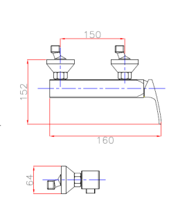 Смеситель для душа однорычажный, хром Cezares LEGEND-DM-01