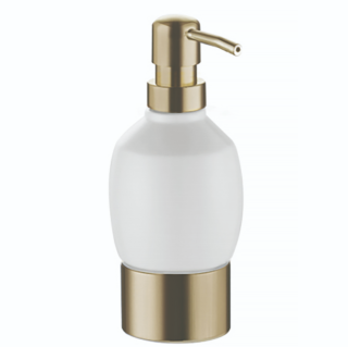 Дозатор жидкого мыла Azario ELVIA AZ-128-A  керамический настольный, бронза