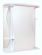 Шкаф-зеркало Onika Лилия 205532 55см белый
