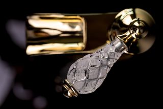 Смеситель для душа Boheme Vogue Crystal золото 214-CRST