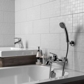 Смеситель для раковины Paini Smile 39CR205CAKM хром