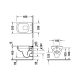Унитаз подвесной Duravit D-Code 22110900002 compact