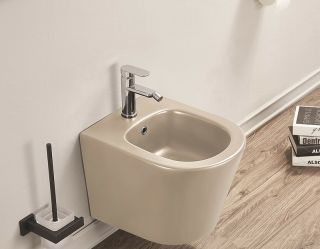 Биде CeramaLux 5330MC подвесное капучино