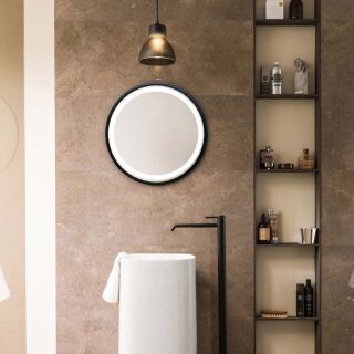 Зеркало Silver Mirrors Манхэттен Лофт 77см чёрный LED-00002428