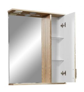 Зеркало-шкаф с подсветкой Stella Polar Кармела 65см карпатская ель SP-00000181
