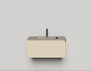 Подвесная тумба Salini Domino 27D108ON 80см эмаль/гладкий фасад Onda Plus