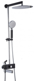 Душевая стойка Gappo G2481 чёрный/хром