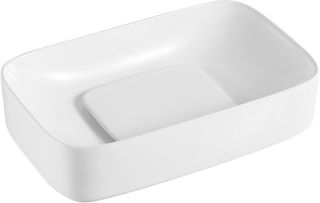 Раковина Ceramica Nova Element CN5021 60см с керамической накладкой на сливное отверстие белый