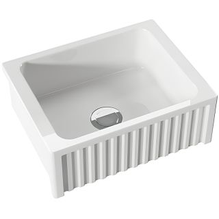 Кухонная мойка Kerasan Hannah Hampshire 60 546001 Белая