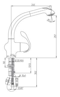 Смеситель для кухни Paini Us USPA5668YKM сталь