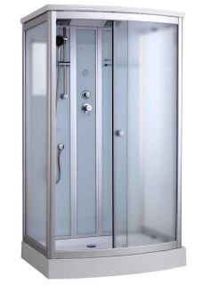 Душевая кабина Timo Standart T-6615SF Silver Fabric 120x90см