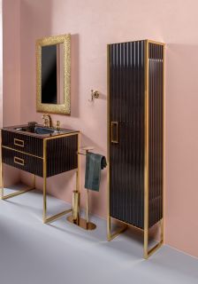 Пенал Armadi Art Monaco 170см чёрный/золото 868-BG