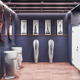 Писсуар Kerasan Artwork 473001 напольный белый