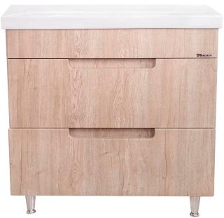 Тумба под раковину Bellezza Грейс 90см дуб светлый 00000011193