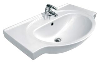 Мебельная раковина Cersanit Erica 80см белый 00000002206